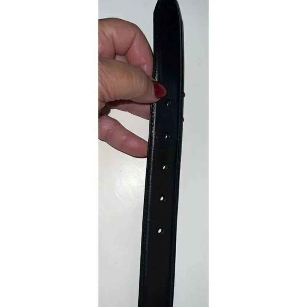 Fossil Women's‎ Leather Belt Size M Medium BT7862001 Black